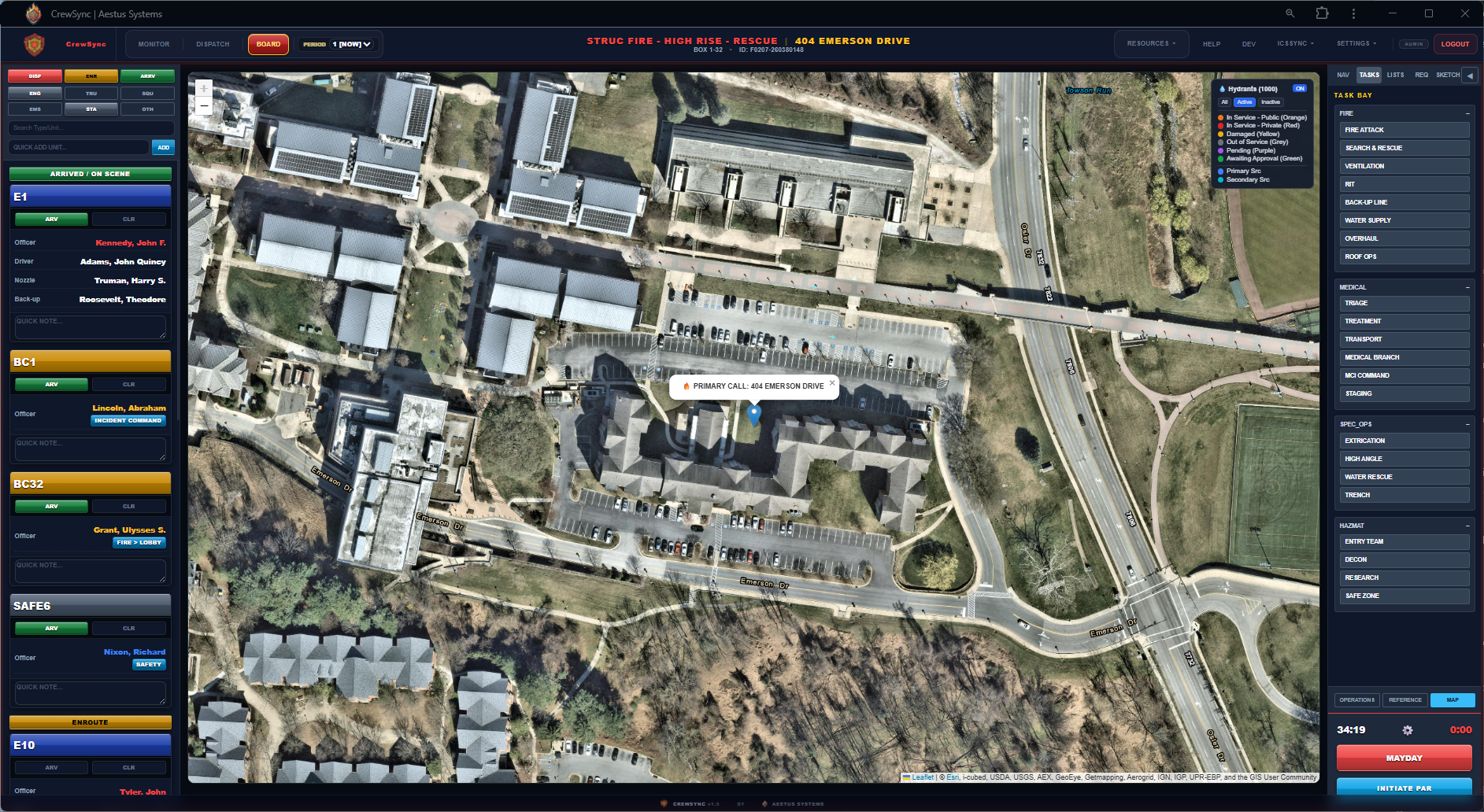 Personnel Accountability Dashboard